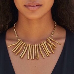 Statement Coral Branch Necklace Bohemian Style